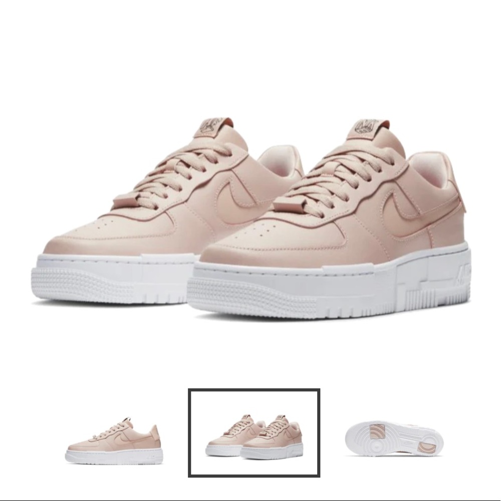 Nude nike air force 1s